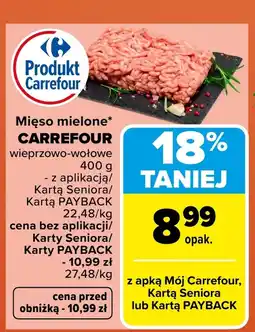 Carrefour Mięso mielone Carrefour oferta
