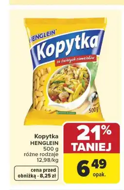 Carrefour Market Kopytka Henglein oferta