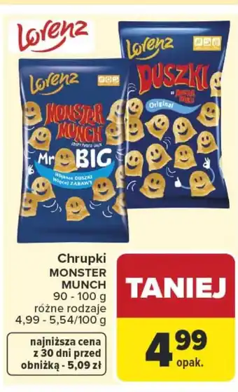 Carrefour Market Chrupki Monster Munch oferta