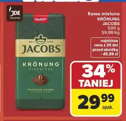 Carrefour Market Kawa mielona Jacobs oferta