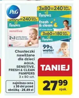 Carrefour Chusteczki nawilżane Pampers oferta