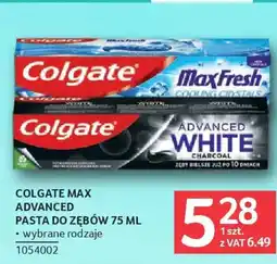 Selgros Colgate Max Advanced pasta do zębów oferta