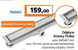 Bricoman Aveo Odpływ liniowy Ordos oferta