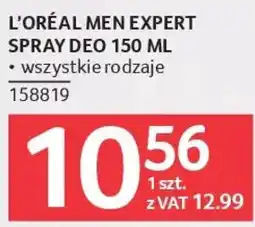 Selgros L'ORÉAL MEN EXPERT SPRAY DEO 150 ML oferta