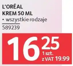 Selgros L'ORÉAL KREM 50 ML oferta