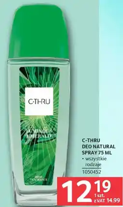 Selgros Deo natural spray oferta