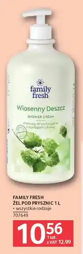 Selgros FAMILY FRESH ŻEL POD PRYSZNIC 1 L oferta