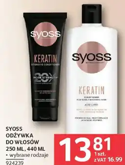 Selgros SYOSS ODŻYWKA DO WŁOSÓW 250 ML, 440 ML oferta