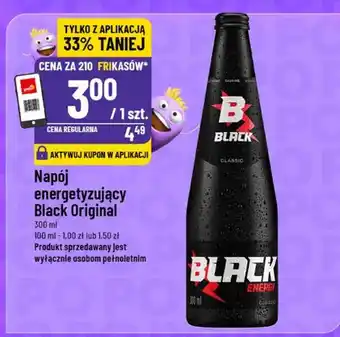Polomarket Napój energetyzujący Black Original oferta
