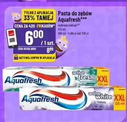 Polomarket Pasta do zębów Aquafresh active white XXL oferta