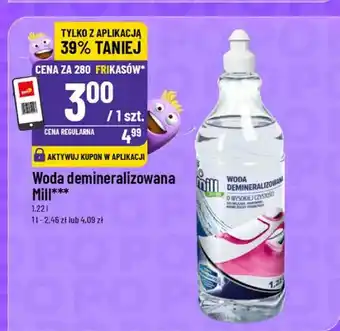 Polomarket Woda demineralizowana Mill oferta