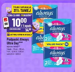 Polomarket Podpaski Always Ultra Day oferta
