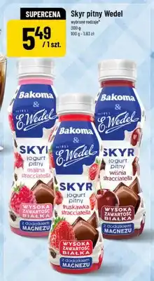 Polomarket Skyr pitny Wedel Bakoma wiśnia stracciatella oferta