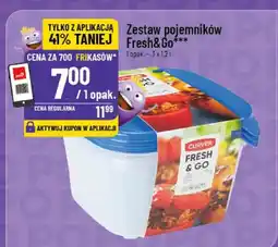 Polomarket Zestaw pojemników Fresh&Go Curver oferta