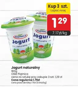 Market Point Jogurt naturalny OSM Piątnica oferta