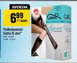 Polomarket Podkolanówki Gatta Lycra bezuciskowe 15 den kolor golden oferta