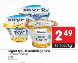 Market Point Jogurt typu islandzkiego Skyr Bakoma oferta