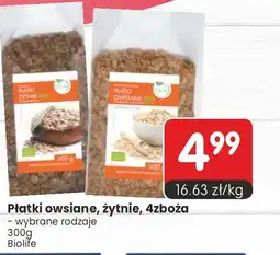 Market Point Płatki 4zbożowe Bio Biolife oferta