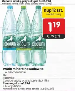 Market Point Woda mineralna Rodowita oferta