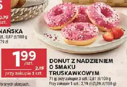 Stokrotka Market Donut z nadzieniem o smaku truskawkowym oferta