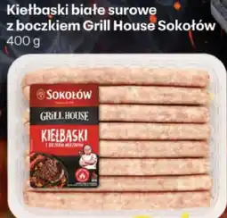 Delikatesy Centrum Kiełbaski białe surowe z boczkiem Grill House Sokołów oferta