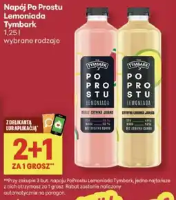Delikatesy Centrum Napój Po Prostu Lemoniada Tymbark 1,25 l wybrane rodzaje 2 + 1 oferta