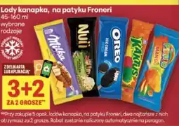 Delikatesy Centrum Lody kanapka, na patyku Froneri 3 + 2 oferta
