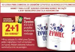 Delikatesy Centrum Piwo Żywiec 2 + 1 oferta
