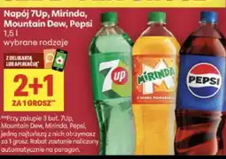 Delikatesy Centrum Napój 7Up, Mirinda, Mountain Dew, Pepsi 2 + 1 oferta