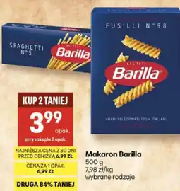 Delikatesy Centrum Makaron Barilla oferta