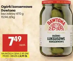 Delikatesy Centrum Ogórki konserwowe Dawtona bez zalewy oferta