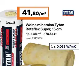 Bricoman Tytan Wełna mineralna Rotaflex Super oferta