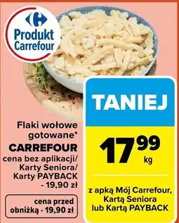 Carrefour Market Flaki wołowe gotowane oferta