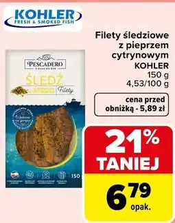 Carrefour Market Filety śledziowe z pieprzem cytrynowym oferta