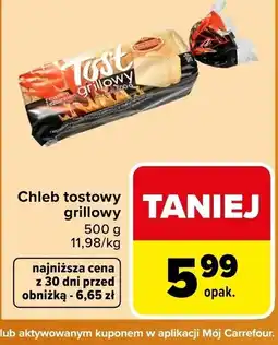 Carrefour Market Chleb tostowy grillowy oferta