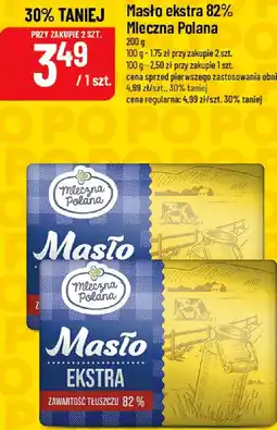 Polomarket Masło ekstra 82% Mleczna Polana oferta