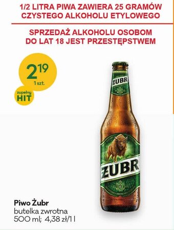 Groszek Piwo Żubr 500ml oferta