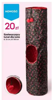 Pepco Szeleszczący tunel dla kota sr.25cm dł.100cm oferta
