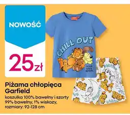 Pepco Piżama chłopięca Garfield koszulka 100% bawełny i szorty 99% bawełny 1% wiskozy oferta