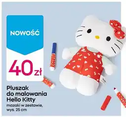 Pepco Pluszak do malowania Hello Kitty z mazakami oferta