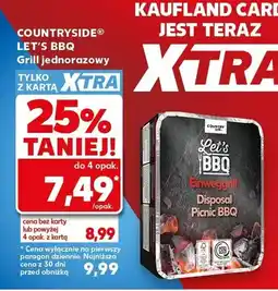 Kaufland Grill jednorazowy Countryside Let's BBQ Disposal Picnic BBQ oferta