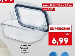 Kaufland Pojemnik szklany SilverCrest z pokrywką 17,4x11,6x6,6cm oferta