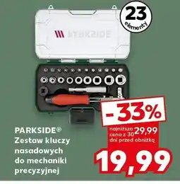 Kaufland Zestaw kluczy nasadowych do mechaniki precyzyjnej Parkside 23 elementy oferta