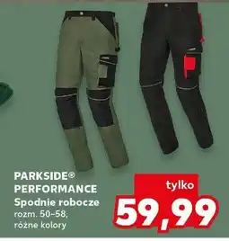 Kaufland Spodnie robocze Parkside Performance rozm. 50-58 oferta
