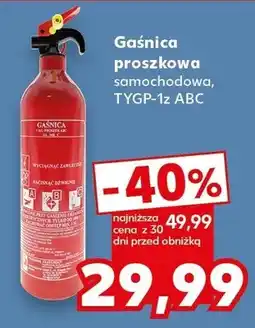 Kaufland Gaśnica proszkowa samochodowa TYGP-1z ABC oferta
