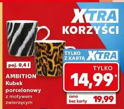 Kaufland Kubek porcelanowy Ambition z motywem zwierzęcym oferta