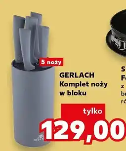 Kaufland Komplet noży w bloku Gerlach 5 noży oferta