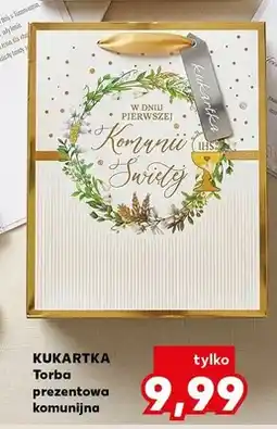 Kaufland Torba prezentowa komunijna Kukartka oferta