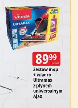 E.Leclerc Vileda Zestaw mop + wiadro Ultramax oferta