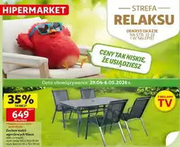 Auchan Zestaw mebli ogrodowych Klara stół + 4 krzesła oferta